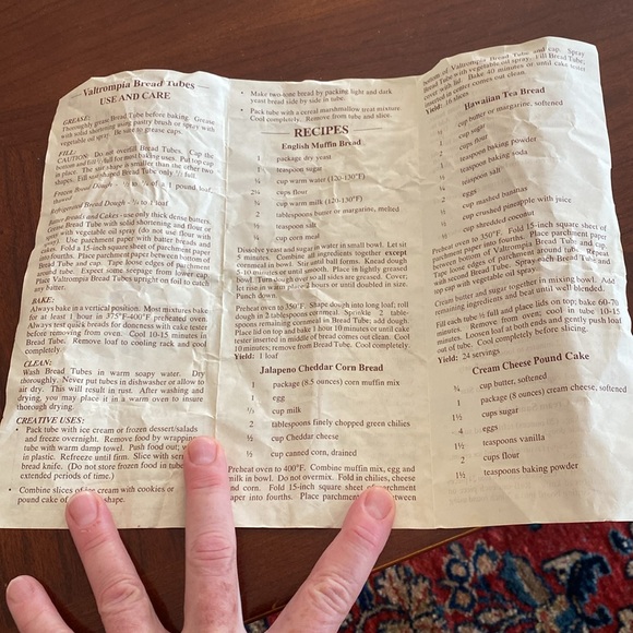 Pampered Chef Bread Tube for bread or ice cream sandwiches - flower - Valtrompia - Picture 7 of 8